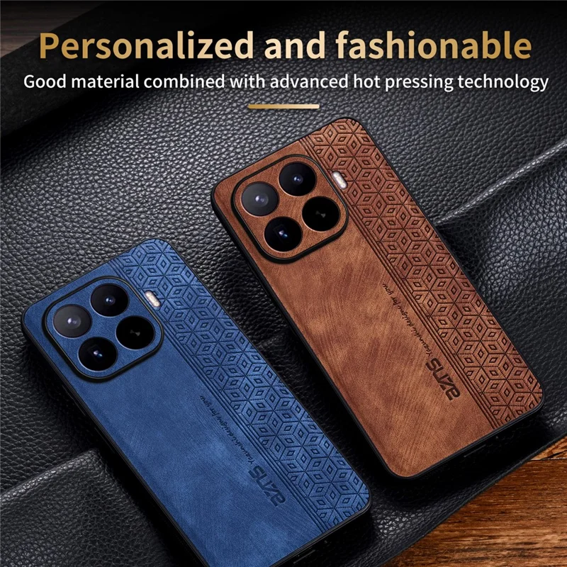 AZNS Für Xiaomi 17T Champion Edition Hülle PU-Leder-bedeckter TPU Handy-Schutzhülle - Braun