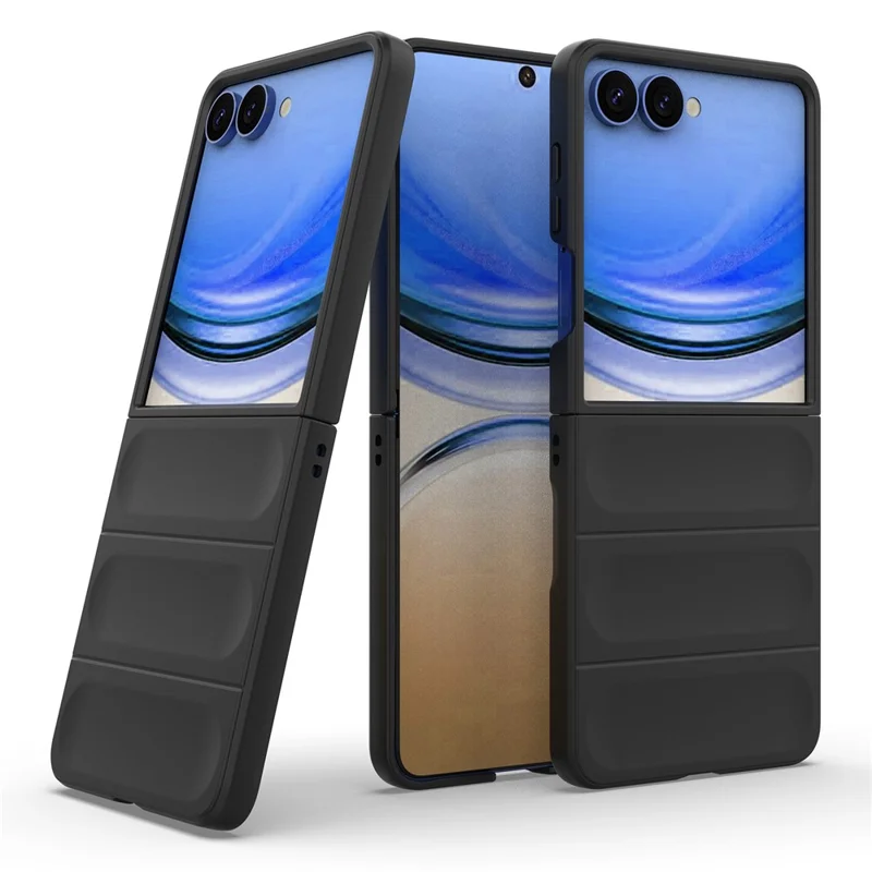 Anti-val TPU-hoesje voor Samsung Galaxy Z Flip8 - Zwart