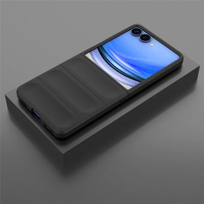 Anti-val TPU-hoesje voor Samsung Galaxy Z Flip8 - Zwart
