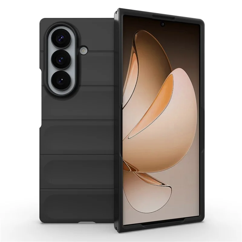Anti-val TPU-zachte rugged achterkappen voor Samsung Galaxy Z Fold8 Ultra - Zwart