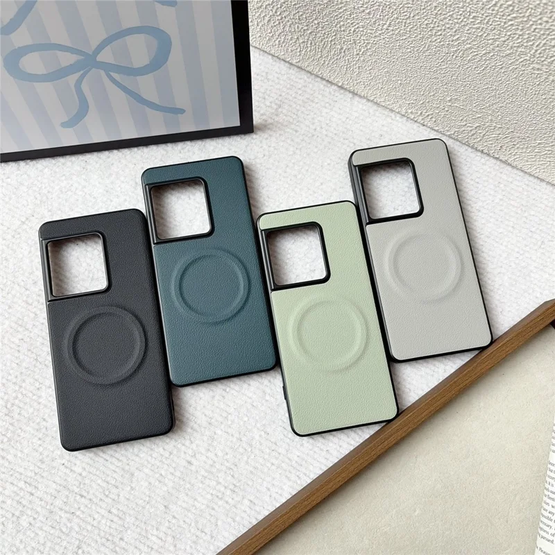 Magnetische hoes voor Sony Xperia 1 VIII PU-leer + TPU telefoonhoes - Zwart