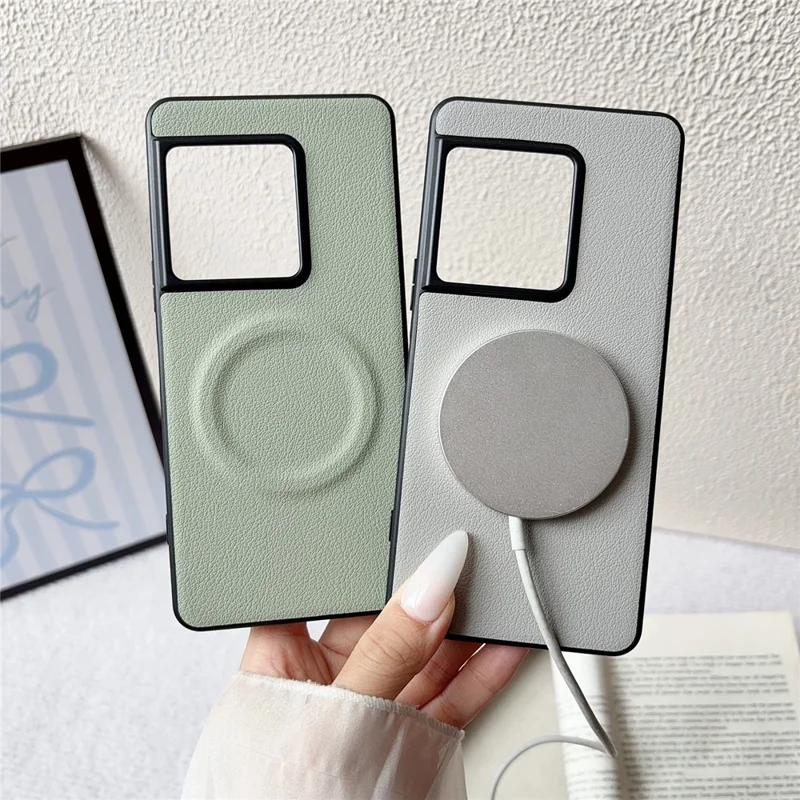 Magnetische hoes voor Sony Xperia 1 VIII PU-leer + TPU telefoonhoes - Zwart