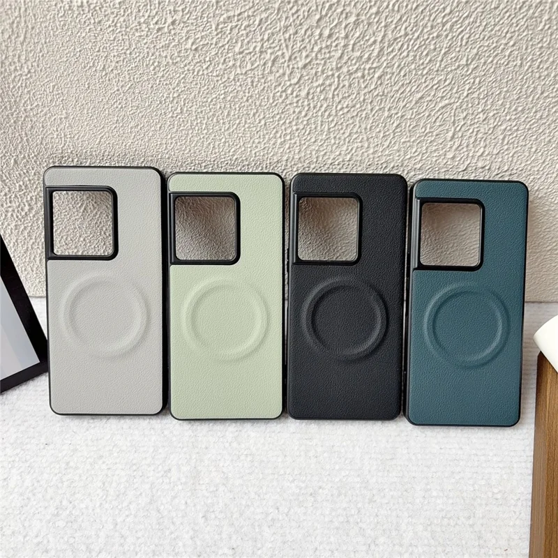 Magnetische hoes voor Sony Xperia 1 VIII PU-leer + TPU telefoonhoes - Zwart