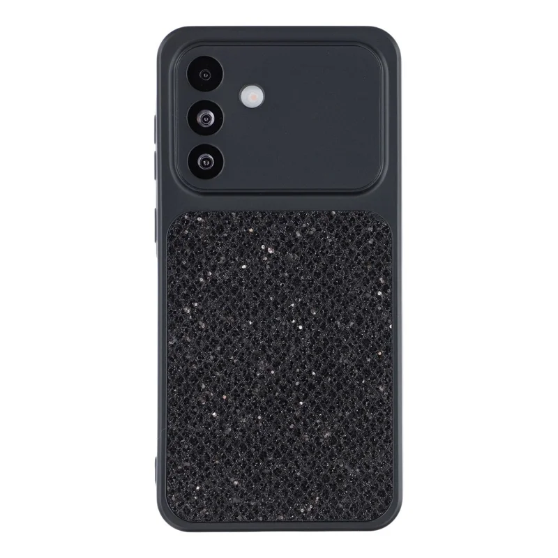 For Samsung Galaxy A56 5G Case Diamond Glitter TPU Shockproof Cover - Black