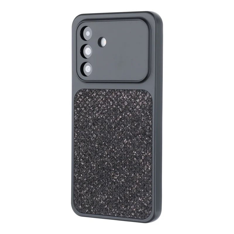 For Samsung Galaxy A56 5G Case Diamond Glitter TPU Shockproof Cover - Black