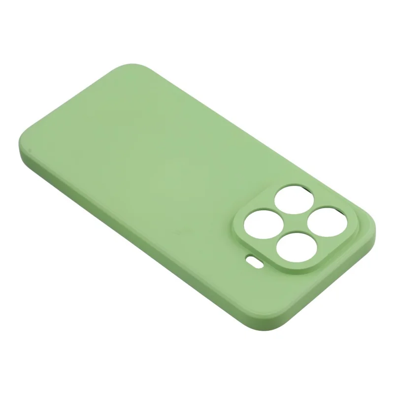 For Xiaomi 15T Pro Case TPU Back Soft Anti-Scratch Fiber Lining Phone Cover - Matcha Green