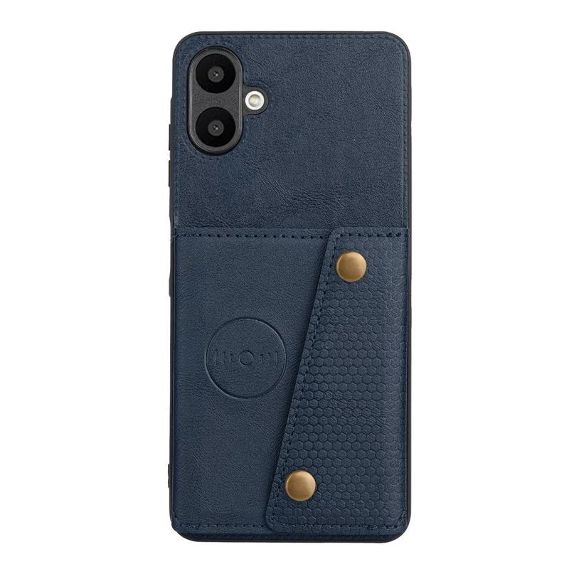 For Samsung Galaxy A07 5G Case with Card Slots Kickstand Leather + TPU Phone Cover - Blue
