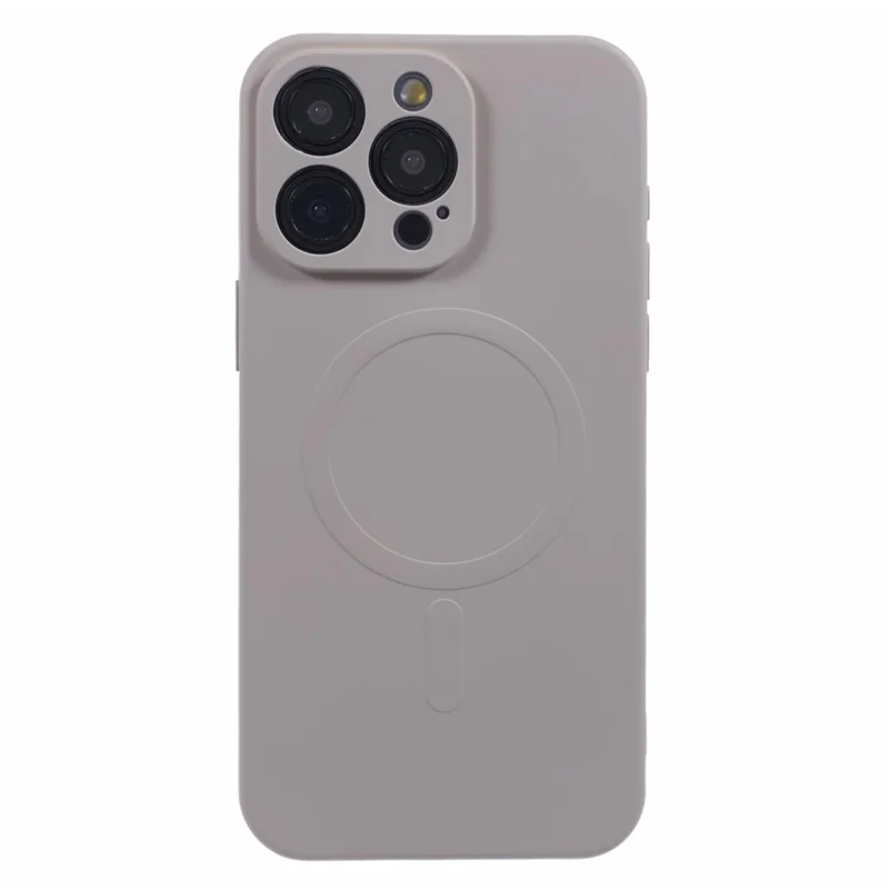 For iPhone 14 Pro Max Magnetic Phone Case TPU Anti-Scratch Cover Compatible with MagSafe - Grey