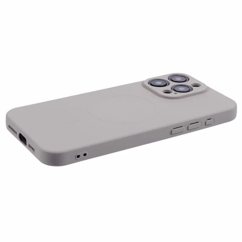 For iPhone 14 Pro Max Magnetic Phone Case TPU Anti-Scratch Cover Compatible with MagSafe - Grey