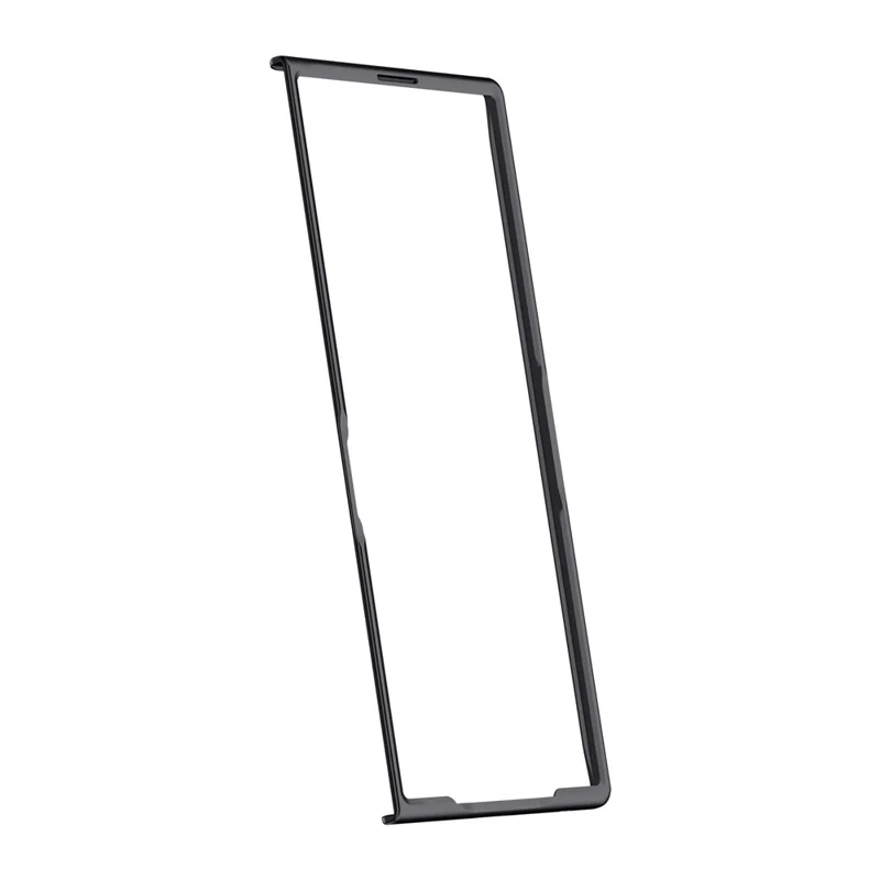 For Samsung Galaxy Z Fold8 Ultra Case Kickstand Skin Touch PC Phone Cover Built-In Screen Protector - Black