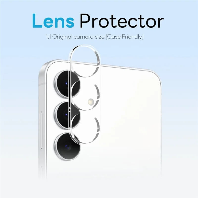 NORTHJO for Samsung Galaxy S25 FE Magnetic Case PC + TPU Phone Cover Set with Front Screen Protector + Lens Film