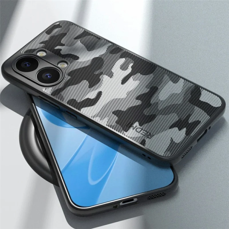 IBMRS For Xiaomi Poco X8 Pro Max 5G Case Soft TPU Frame Hard PC Back Anti-Fall Phone Cover - Artistic Camouflage