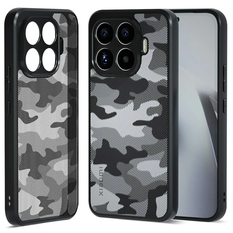 IBMRS Per Xiaomi 17T Pro Custodia TPU Morbido con Cornice e Retro in PC Duro Antiurto - Camuffamento Artistico