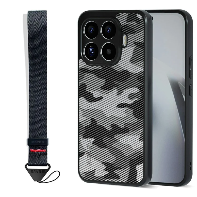 IBMRS Cover per Xiaomi 17T Pro in TPU Morbido + Custodia in PC Rigido con Laccetto (Ritagli Precisi) - Camuffamento Artistico