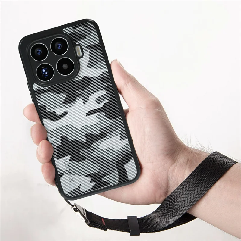 IBMRS mobil dækning til Xiaomi 17T blød TPU + hård PC-dækskål med håndbånd (præcise udsparinger) - Kunstnerisk camouflage