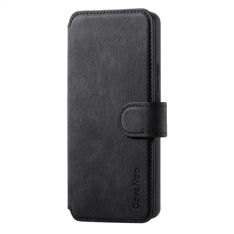 CASENEO MW-03 For Nothing Phone (4a) Pro Magnetic Case Detachable Leather Phone Wallet Cover - Black