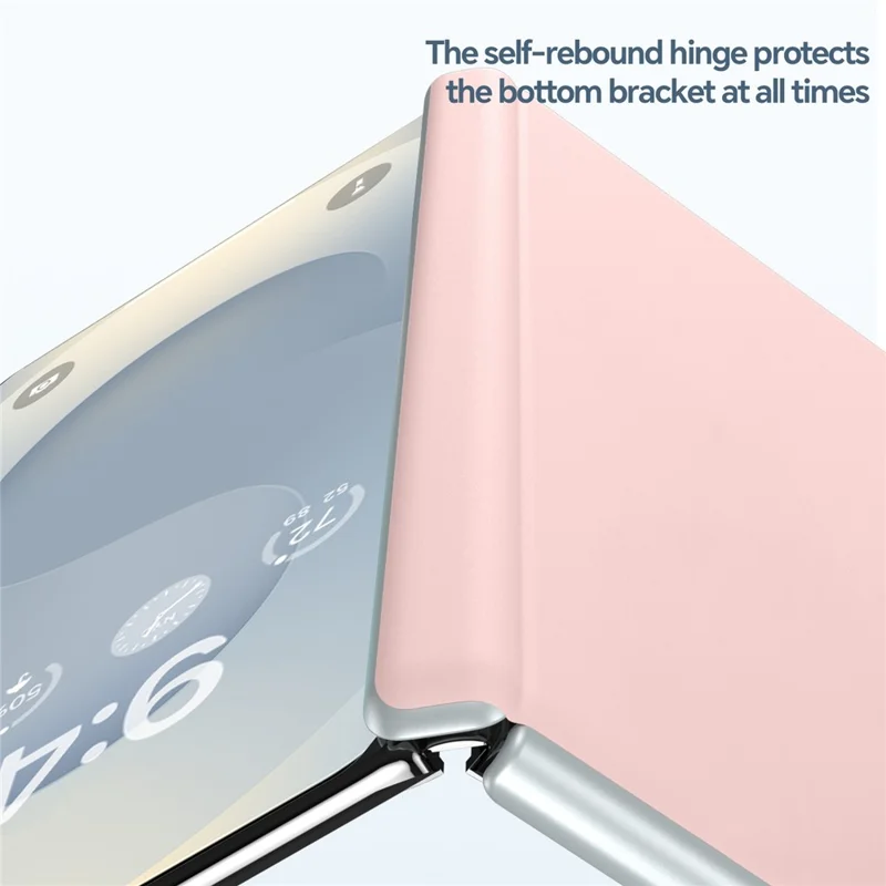 SULADA для Samsung Galaxy Z Fold8 Ultra Магнитный чехол Кожаный чехол с защитой шарнира - Розовый