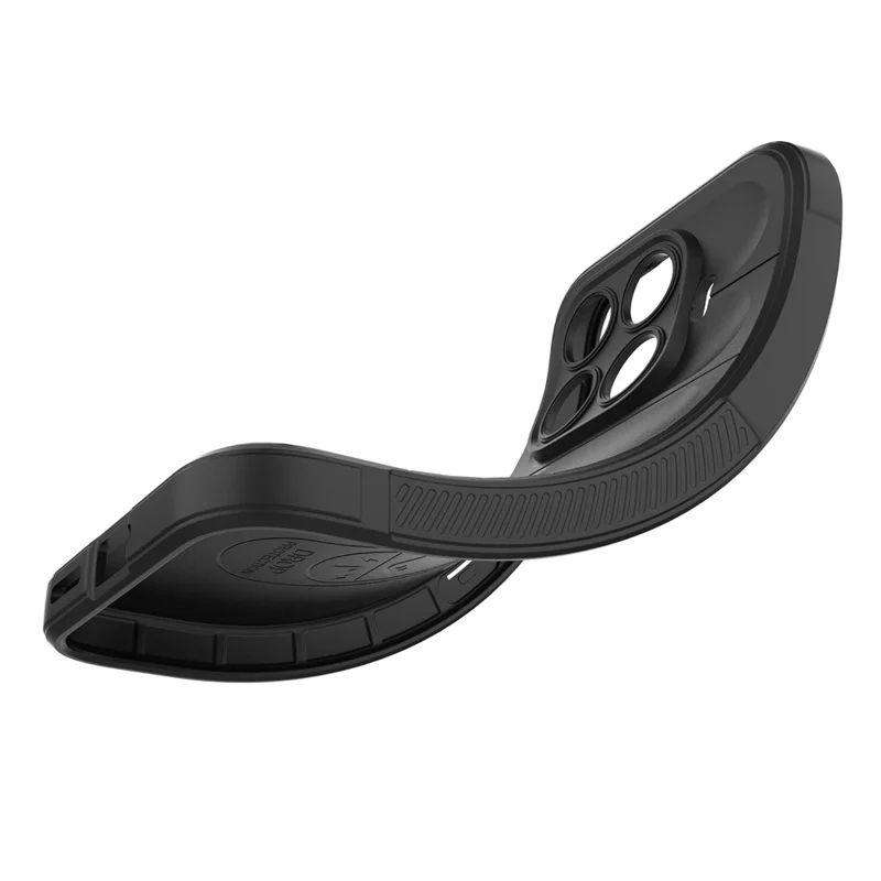Funda para teléfono Xiaomi 17T anti-caídas, carcasa trasera resistente de TPU blando - Negro