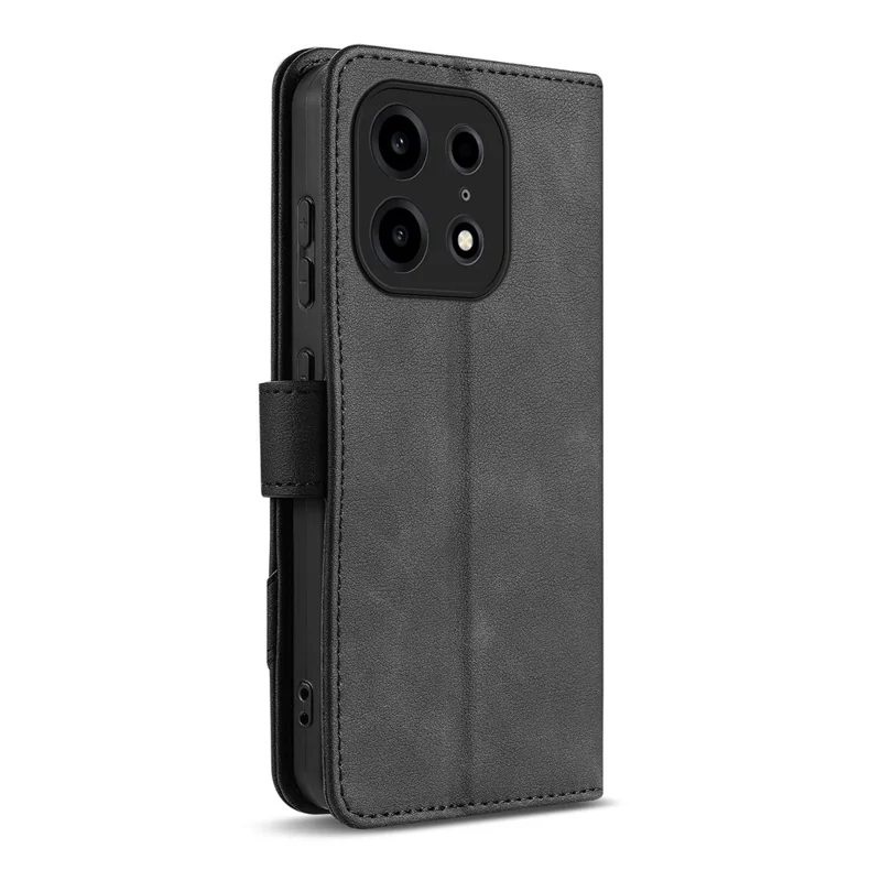 AZNS A2 per OnePlus Turbo 6X Pro 5G Custodia in Pelle con Laccetto RFID Blocking Portafoglio Supporto Cover per Telefono - Nero