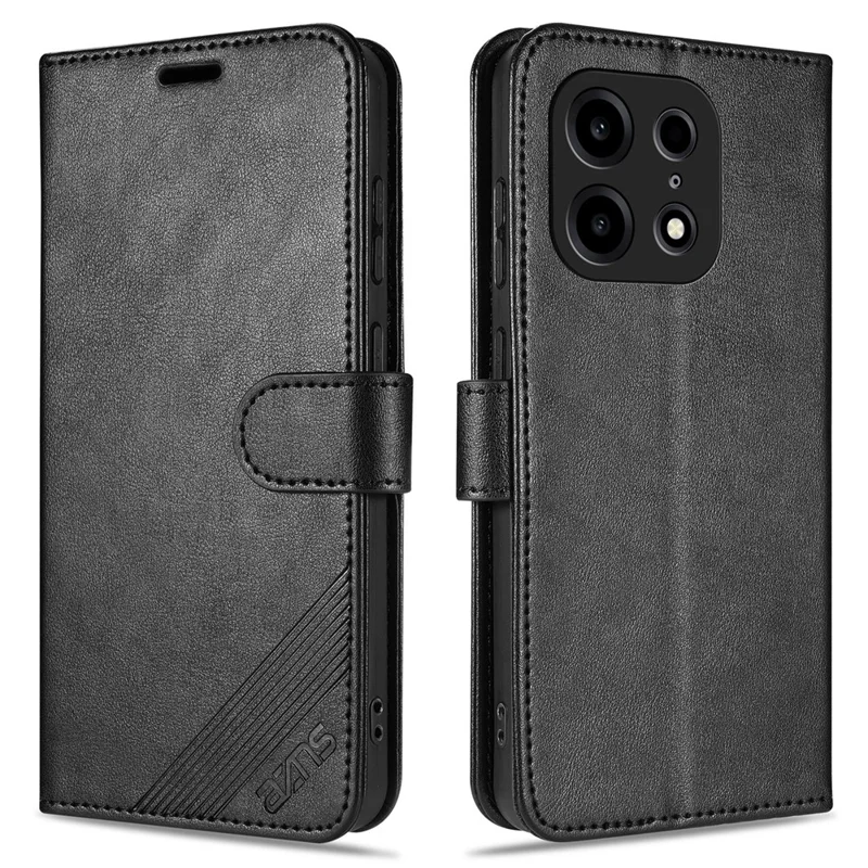 AZNS Custodia per OnePlus Turbo 6X Pro 5G Custodia Antiurto in Pelle PU con Supporto e Portafoglio - Nero