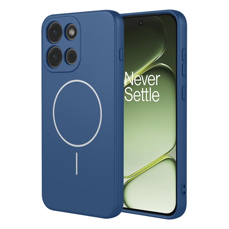 Магнитный чехол для OnePlus Nord 6 5G, антиударный мягкий чехол из ТПУ, задняя крышка — синий