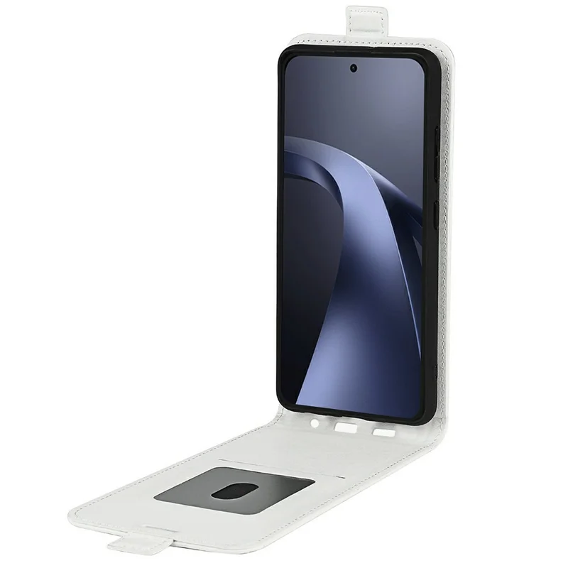 For Xiaomi 17T Pro Case with Card Slots Vertical Flip Leather Phone Cover - White