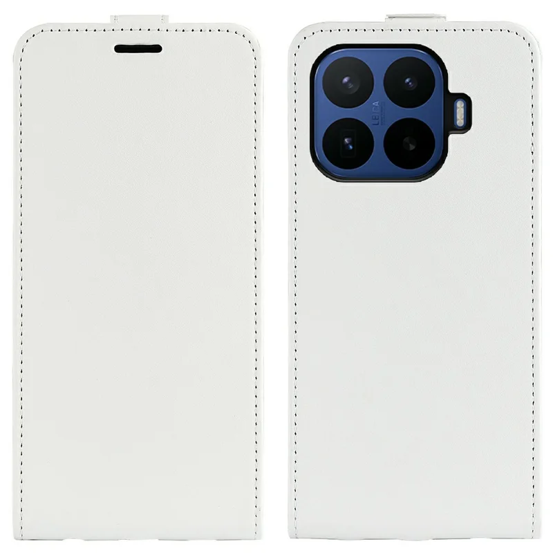 For Xiaomi 17T Pro Case with Card Slots Vertical Flip Leather Phone Cover - White