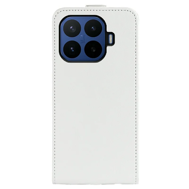 For Xiaomi 17T Pro Case with Card Slots Vertical Flip Leather Phone Cover - White