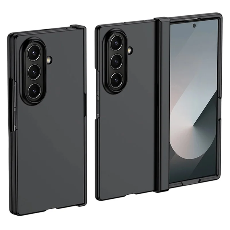 Til Samsung Galaxy Z Fold8 Ultra Case Hinge Protection Skin-Touch PC Phone Cover - Sort