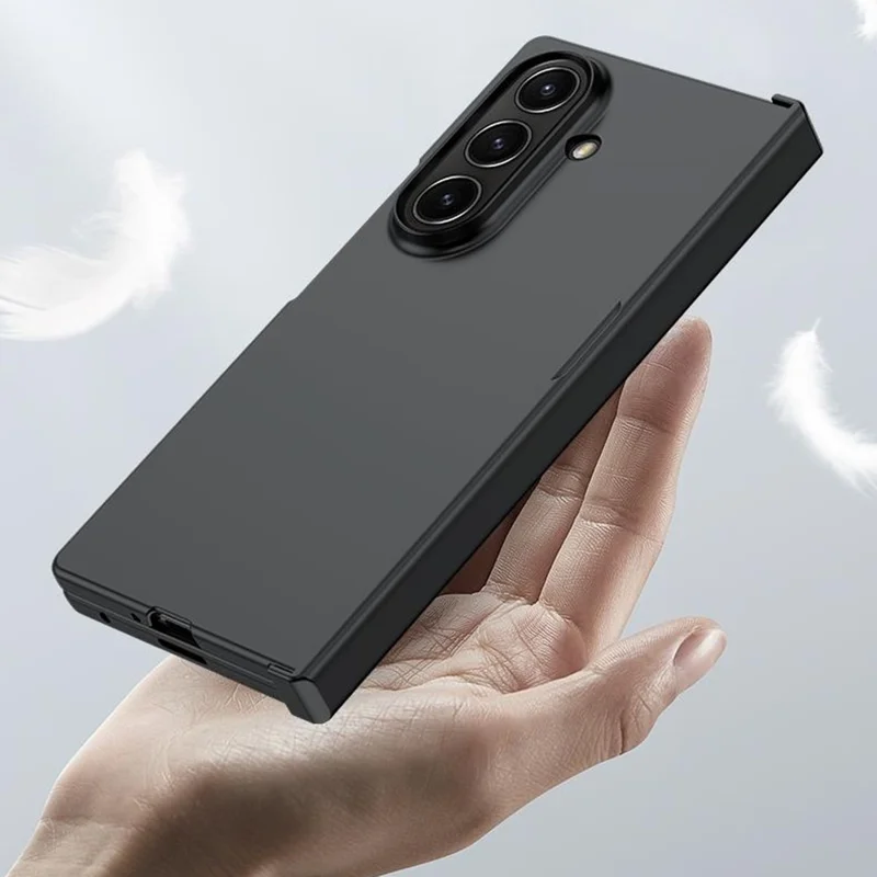 Til Samsung Galaxy Z Fold8 Ultra Case Hinge Protection Skin-Touch PC Phone Cover - Sort