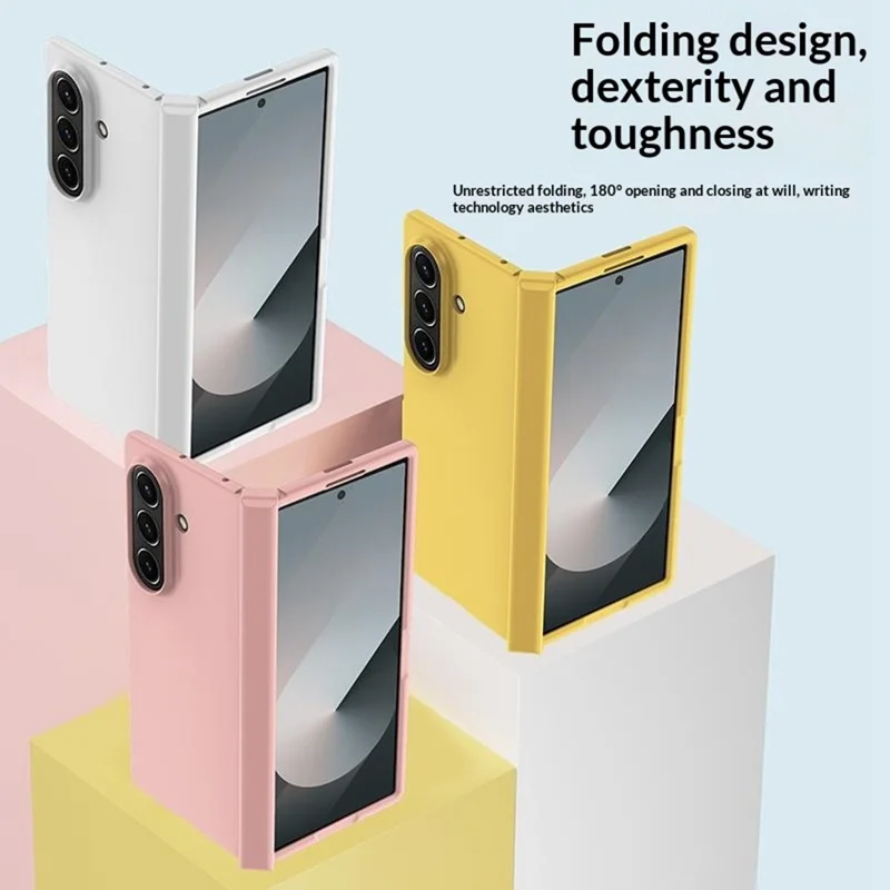 Til Samsung Galaxy Z Fold8 Ultra Case Hinge Protection Skin-Touch PC Phone Cover - Sort