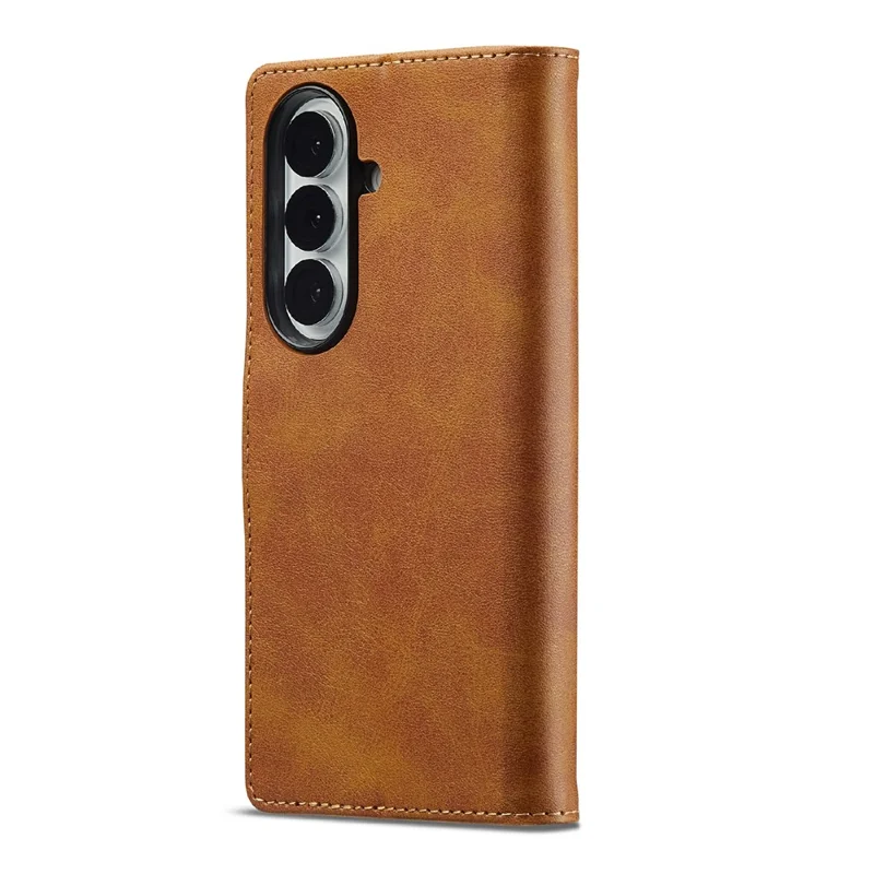LC.IMEEKE pour Samsung Galaxy Z Fold8 Ultra étui portefeuille en cuir texturé veau - Jaune