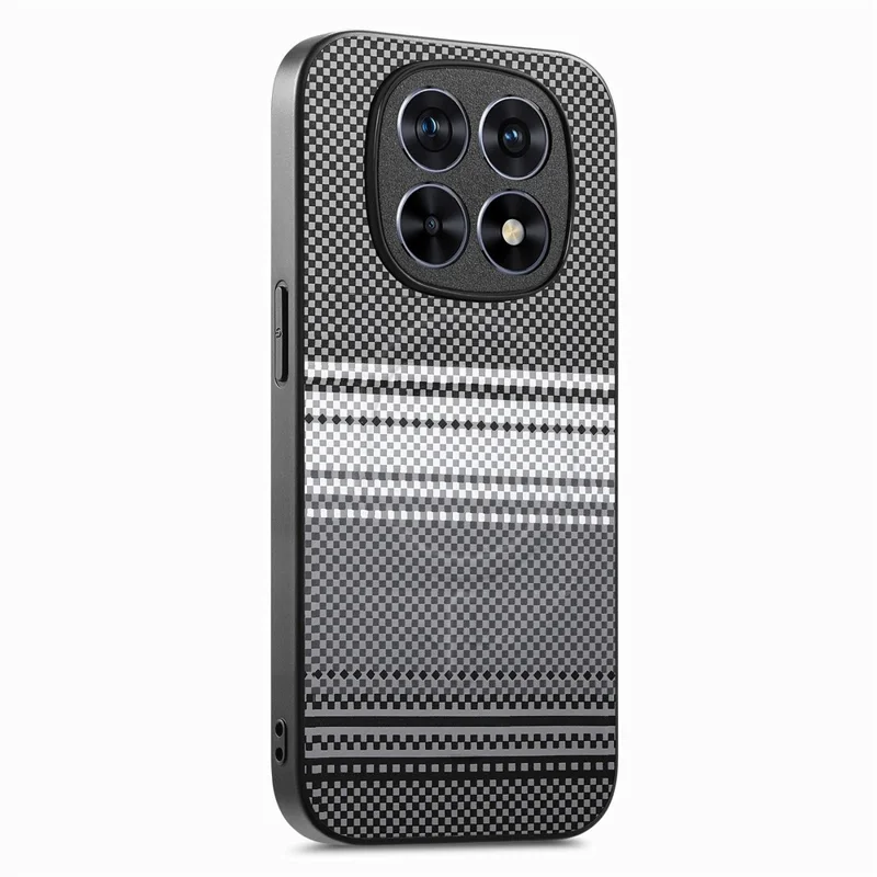 For Xiaomi Redmi Note 15 4G (Global) Magnetic Case PU Leather + PC + TPU Gradient Phone Cover - Black