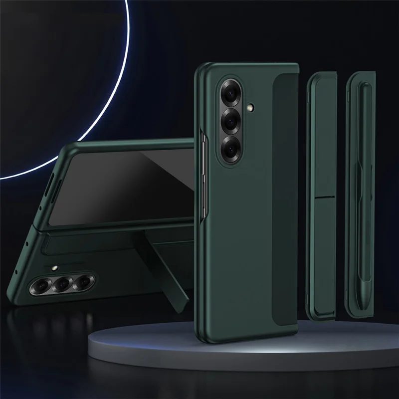 For Samsung Galaxy Z Fold8 Ultra Case Kickstand Hard PC Slim Phone Cover with Stylus - Green
