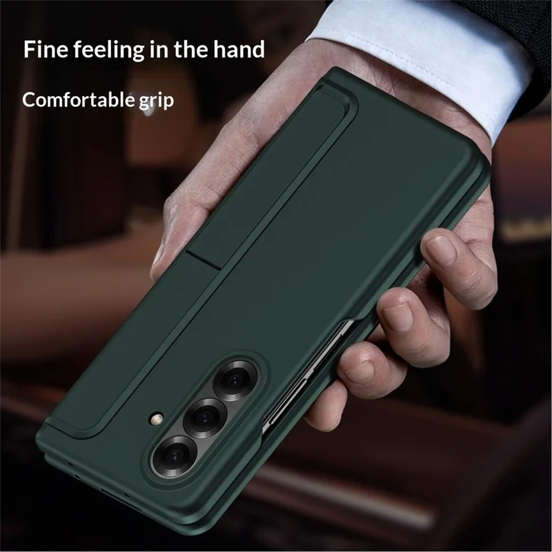 For Samsung Galaxy Z Fold8 Ultra Case Kickstand Hard PC Slim Phone Cover with Stylus - Green
