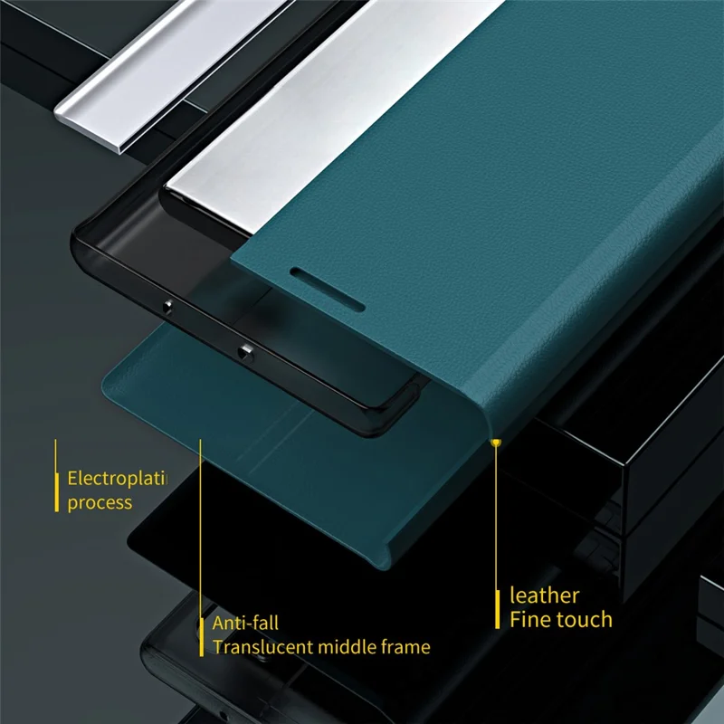 For Xiaomi 17T Case Anti-Drop Leather Phone Cover with Stand - Black