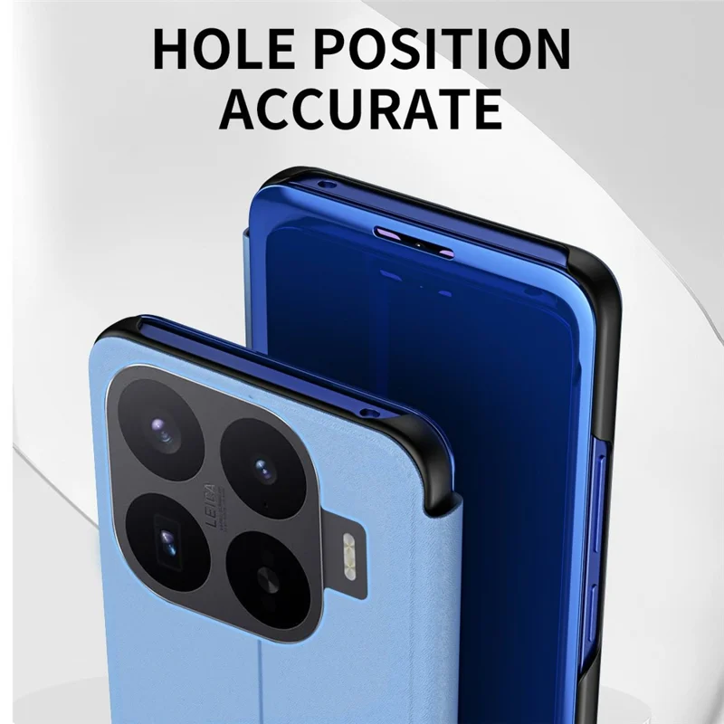 For Xiaomi 17T Pro Flip Leather Cover with Stand Full Body Protective Phone Case - Blue