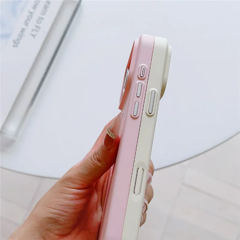 For iPhone 17 Pro Max Magnetic Case Corrugated Texture Hard PC Phone Protective Cover - Blue