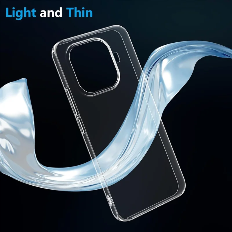 Coque transparente en TPU anti-rayures pour Xiaomi 17T Pro + protection d'écran en verre trempé avec bord 2.5D