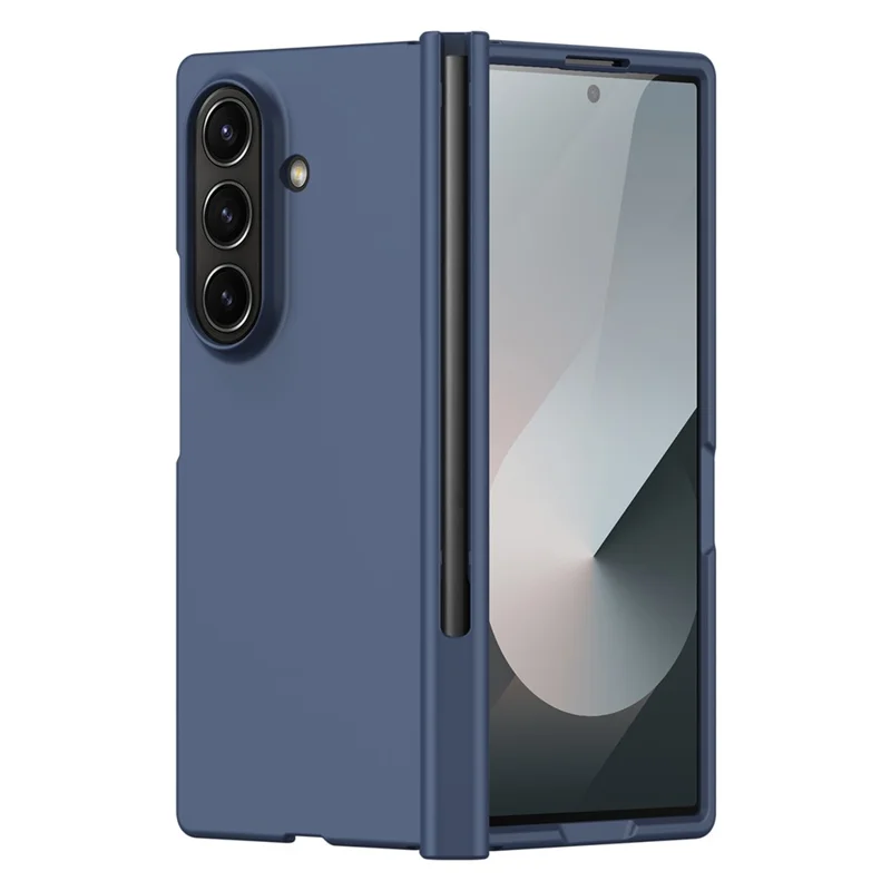 For Samsung Galaxy Z Fold8 Ultra Case Hinge Protection Hard PC Phone Cover with Screen Protector / Stylus - Blue