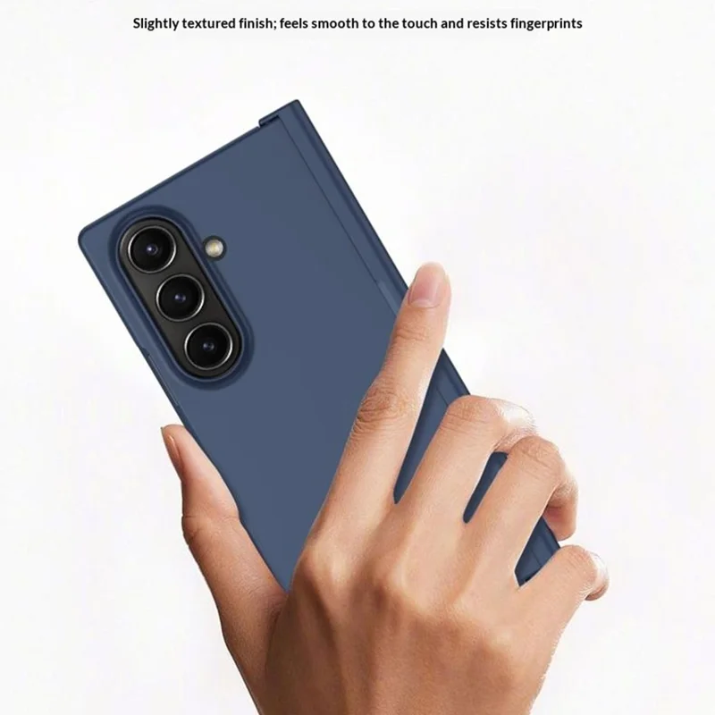For Samsung Galaxy Z Fold8 Ultra Case Hinge Protection Hard PC Phone Cover with Screen Protector / Stylus - Blue