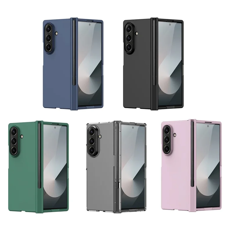 For Samsung Galaxy Z Fold8 Ultra Case Hinge Protection Hard PC Phone Cover with Screen Protector / Stylus - Blue