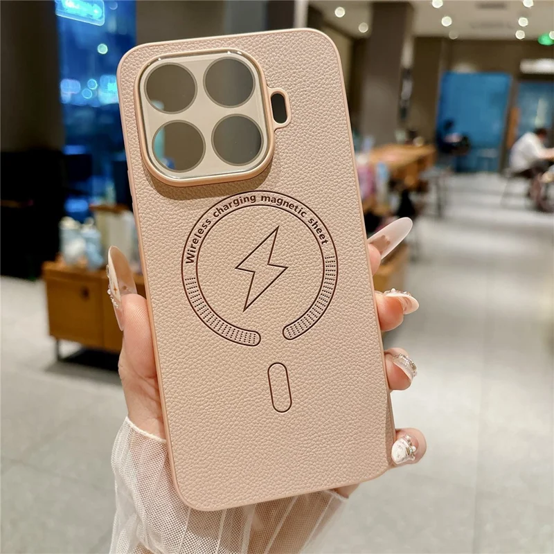 For Xiaomi 17T Magnetic Case Full Lens Coverage PU Leather + TPU Shockproof Phone Back Cover - Gold