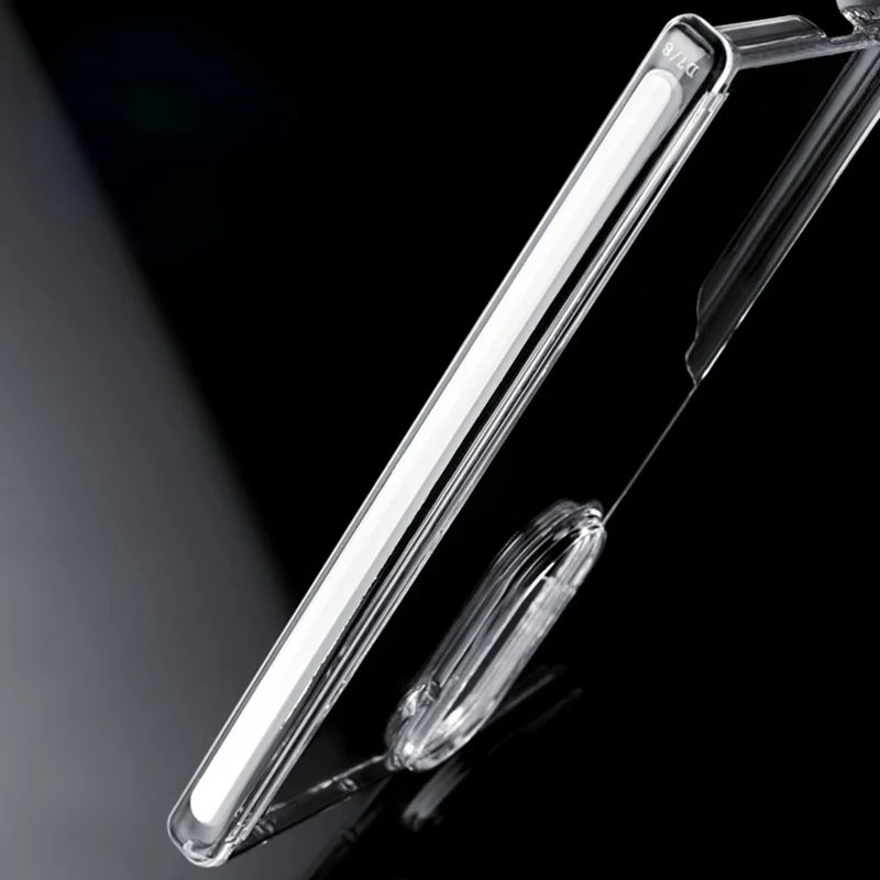 For Samsung Galaxy Z Fold8 Ultra Case Dual Axis Hinge Protection UV Clear PC Phone Cover - Transparent