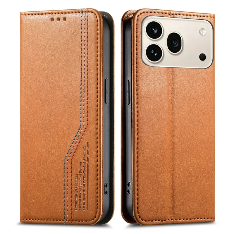 For Honor 600 5G / 600 Pro 5G Case Wallet Tri-Color Stitching Leather Phone Cover with Elastic Wristband - Brown