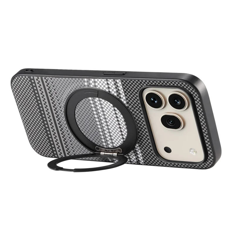 For Honor 600 5G / 600 Pro 5G Magnetic Case Rotation Kickstand PU Leather + TPU Phone Cover - Grey