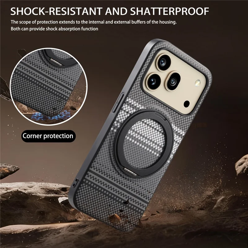 For Honor 600 5G / 600 Pro 5G Magnetic Case Rotation Kickstand PU Leather + TPU Phone Cover - Grey