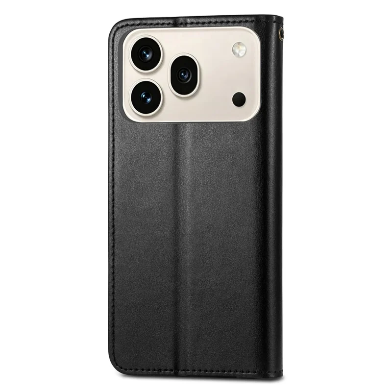 For Honor 600 5G / 600 Pro 5G Case Wallet Stand Leather Phone Cover with Wrist Strap - Black
