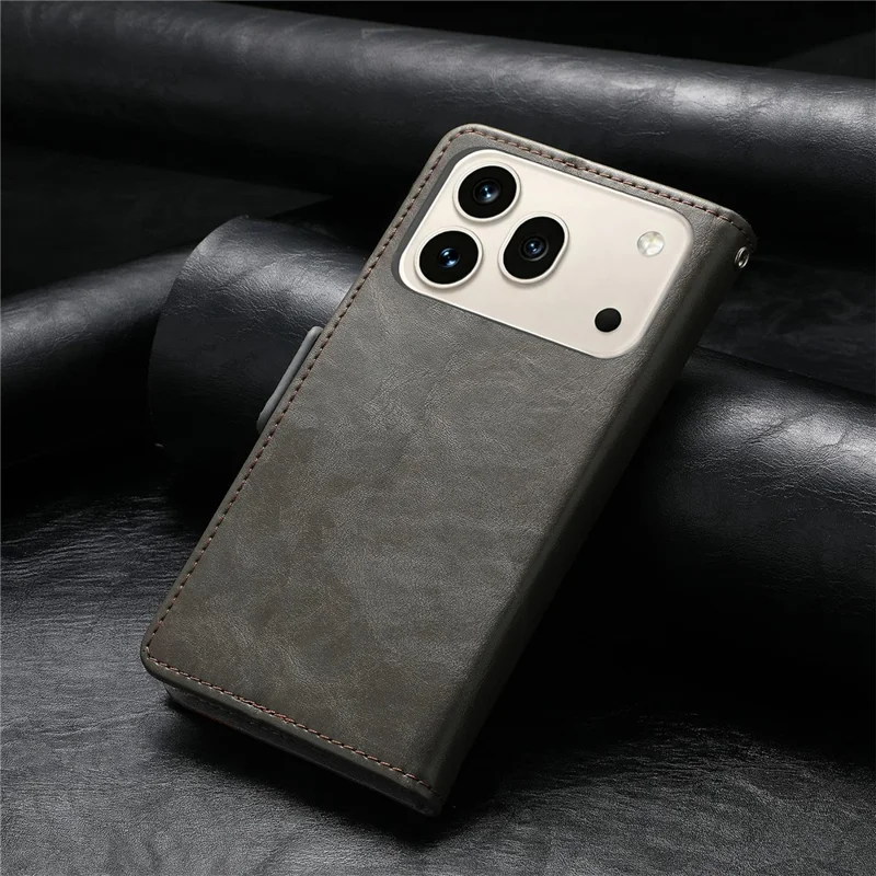 CASENEO For Honor 600 5G / 600 Pro 5G Phone Cases PU Leather Cover Stand with RFID Blocking Wallet - Black