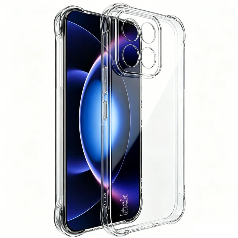 IMAK Für Xiaomi 17 Max Tasche TPU Handyhülle Airbag Stoßfest Schutz – Transparent